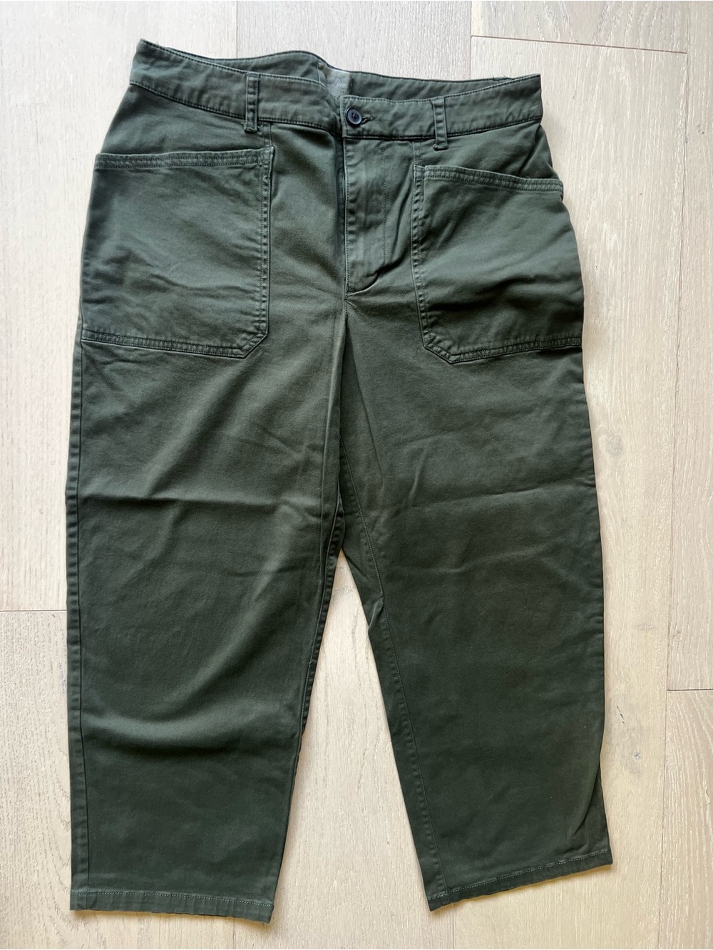 Universal Thread Olive Green Cropped Utility Pants